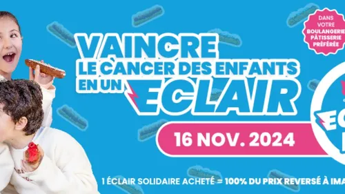  Des éclairs pour soutenir la recherche contre le cancer pédiatrique.