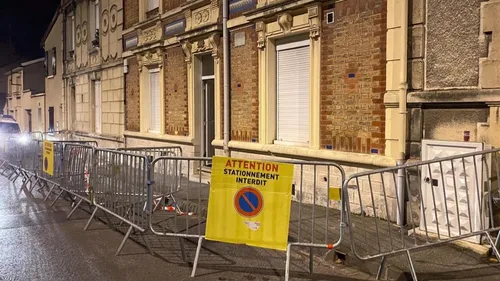 Une maison s'effondre à Reims