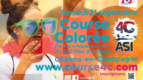 GAGNEZ VOS DOSSARDS POUR LA COURSE COLORÉE DE CHÂLONS EN CHAMPAGNE !