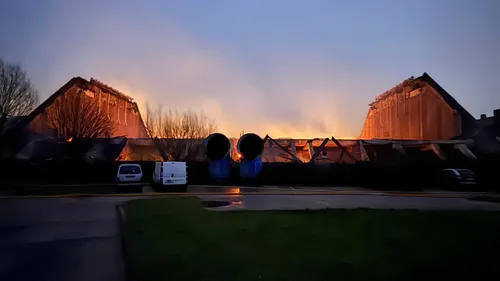 Gravelines : Sportica détruit par les flammes