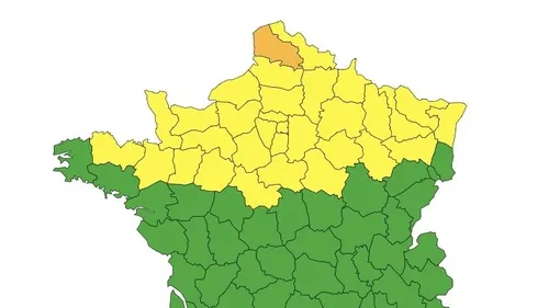 Le Pas-de-Calais placé en vigilance orange "pluie-inondation"