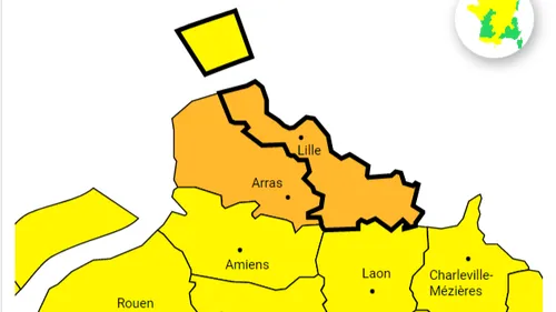 Le Nord et le Pas-de-Calais placés en vigilance orange pour neige...