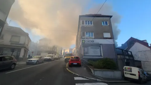 Boulogne : violent incendie dans une maison squattée