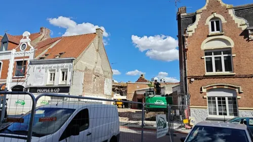 Hazebrouck : déconstruction de la friche Grand-Place pour la...