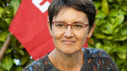 "Ca ne peut plus durer", le message de Nathalie Arthaud en visite...