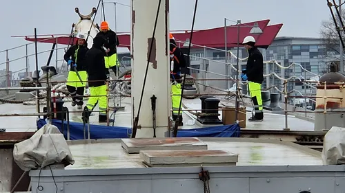 Dunkerque : en visite dans le Duchesse-Anne en plein chantier