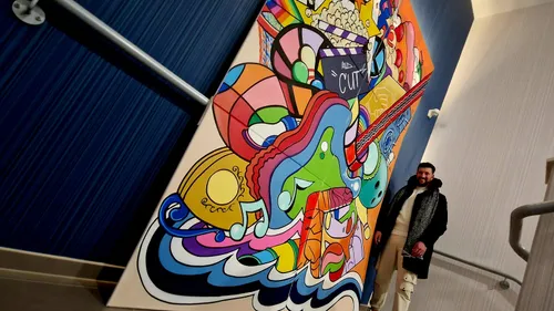 Gravelines : des morceaux d’histoire de Sportica réunis dans une œuvre