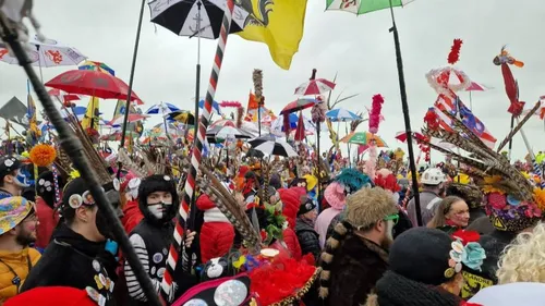 Un carnaval heureux mais pluvieux à Dunkerque lors de la bande de Malo