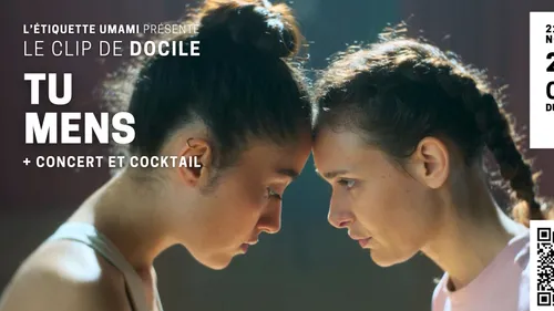 L'artiste dunkerquoise Docile présente le clip "Tu mens" lors d’une...