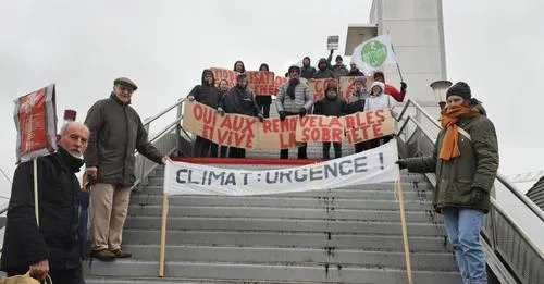Une action menée pour le climat le week-end dernier dans les Flandres