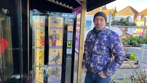 Un distributeur de fleurs 24/24 en service à Watten