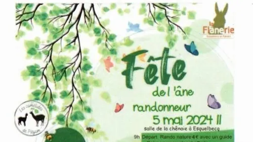La Flânerie organise "La fête de l'âne randonneur" ce dimanche à...