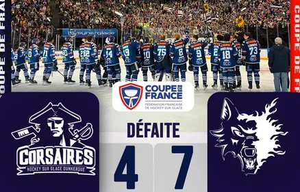 Hockey-sur-glace : perdant sur la glace, les corsaires de Dunkerque...