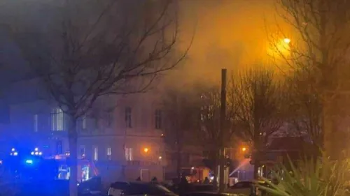 Dunkerque : Incendie spectaculaire près du Tribunal
