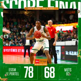 Basket : Le Portel en maîtrise pour rejoindre les quarts de finale...