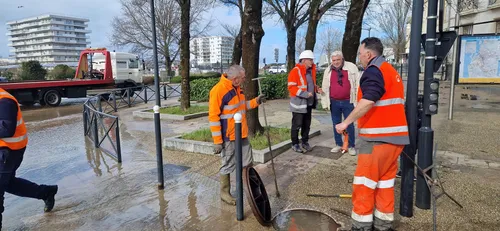 Coupure d'eau dans le centre-ville de Boulogne