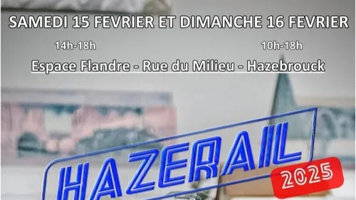 Hazerail 2025 ce week-end à Hazebrouck