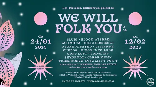 14ème Festival We Will Folk You avec les 4Ecluses