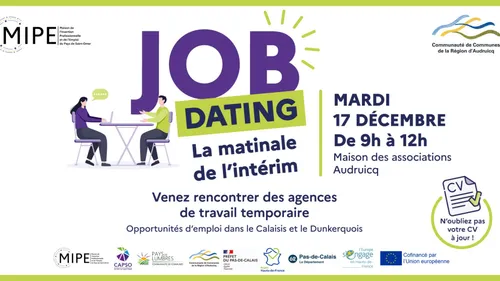 Job Dating ce mardi 17 décembre à Audruicq