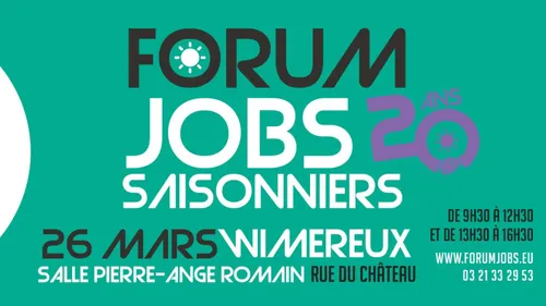 Wimereux : Forum Jobs Saisonniers ce mercredi toute la journée