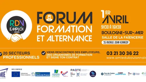 Boulogne-sur-Mer : Forum de l'Alternance ce mardi 1er Avril Salle...