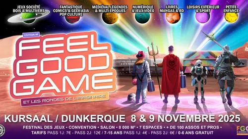 Dunkerque : Le 4ème Feel Good Game Festival ce week-end au Kursaal