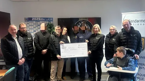 Hoymille : les gendarmes mobilisés pour soutenir le petit Marius...