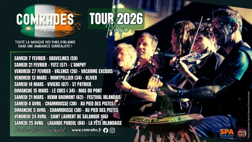 Gravelines : Le Comrades Irish Band en concert samedi
