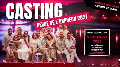 Hazebrouck : Le Théâtre de l'Orphéon recrute des artistes pour sa...