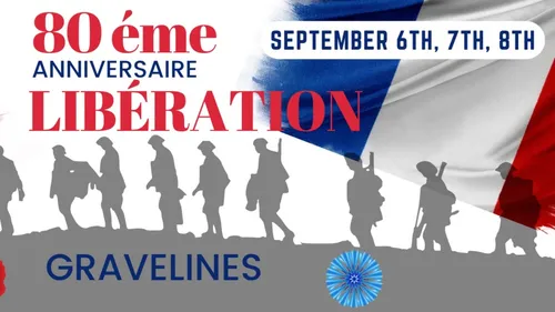 80ème anniversaire de la Libération de Gravelines.