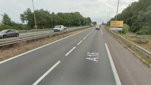 A16: un véhicule signalé à contre-sens à hauteur de...