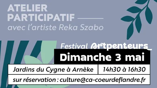 Arnèke : Atelier participatif dimanche après-midi aux Jardins du Cygne