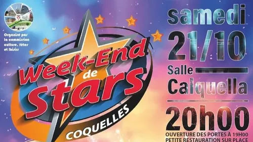 Week-end de Stars samedi 21 octobre à Coquelles