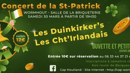 Concert de la Saint-Patrick samedi à Wormhout