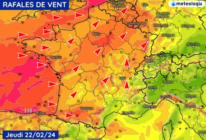 Le Nord et le Pas de Calais en vigilance orange pour vents violents