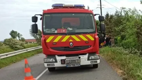 Guînes : accident sur la route d'Ardres, un blessé transporté à Lille