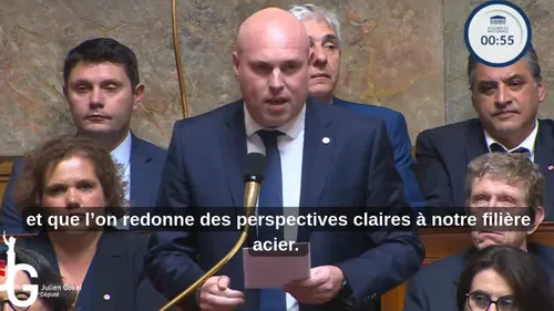 Dunkerquois, dossier ArcelorMittal : Le député Julien Gokel met le...