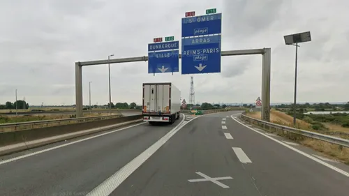 A16/A26 : trois camions se percutent en milieu d'après midi