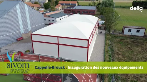 Cappelle-Brouck : un nouveau city stade et un espace couvert inaugurés