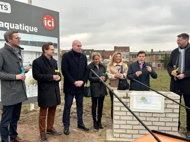 Coudekerque-Branche : La première pierre du futur centre aquatique...