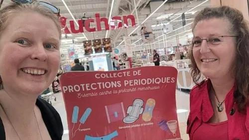 Longuenesse : une collecte de protections périodiques à Auchan
