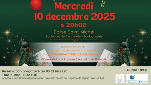 Boulogne-sur-Mer : Concert ce mercredi à l'église Saint-Michel