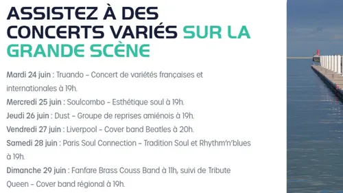 Course des Caps  : des concerts gratuits ont lieu tous les soirs