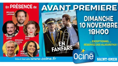 Avant-Première du film "En Fanfare" à Ociné Saint-Omer
