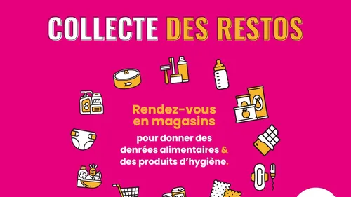 Ce week-end c'est la collecte des Restos du Coeur