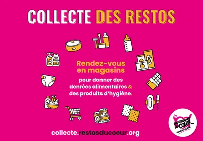 Ce week-end c'est la collecte des Restos du Coeur