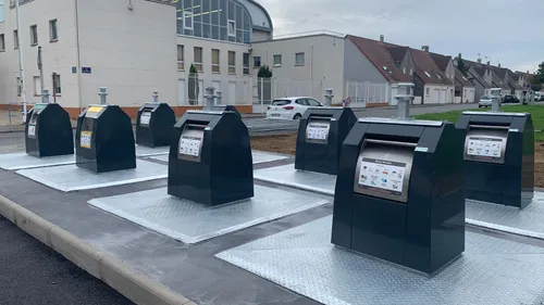 Calais : des colonnes de tri enterrées pour améliorer la collecte...