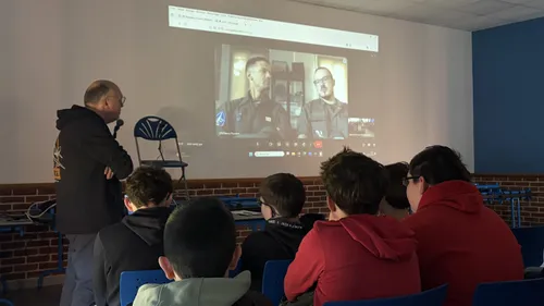 Fauquembergues : ils ont échangé avec la Patrouille de France !