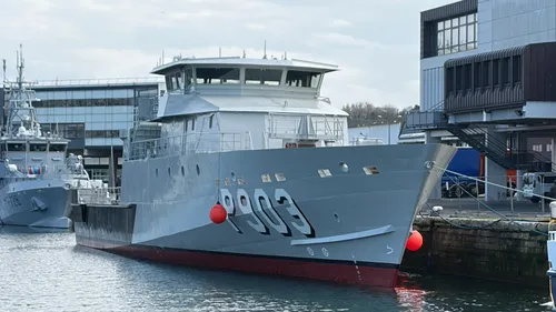 Boulogne-sur-Mer : Socarenam présente le navire militaire VEGA