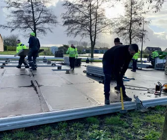 Uxem : les intempéries viennent perturber le Bal des Neuches Co